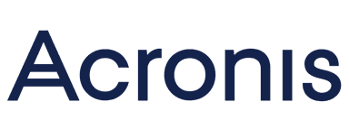 The Acronis company logo, featuring its name in bold blue sans-serif letters.