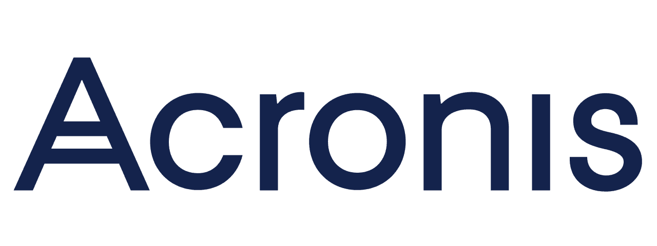 The Acronis company logo, featuring its name in bold blue sans-serif letters.